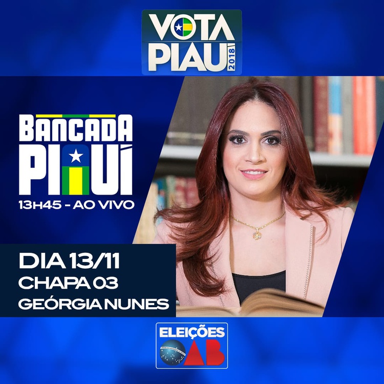 Pauta replica a sabatina da TV Antena 10 entre os candidatos da OAB/PI