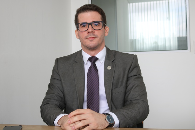 Advogado Pedro Costa, presidente do Conselho do Jovem Advogado da OAB/PI