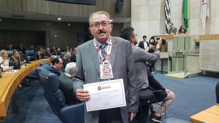 Desembargador é homenageado pela Câmara Municipal de São Paulo