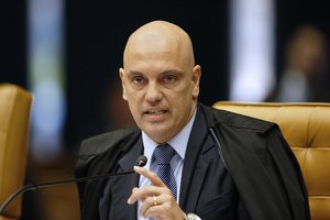 Em seu voto, Moraes afirmou que a execução provisória da pena é compatível com a Constituição. O ministro disse que resolveu manifestar sobre o caso após o anúncio da presidente do STF, Cármen Lúcia. (Foto: Reprodução)