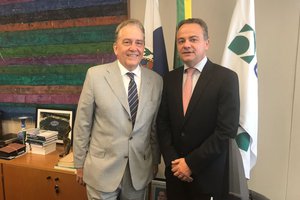 Jurista Valter Alencar e o presidenciável  Paulo Rabello (Foto: Divulgação)