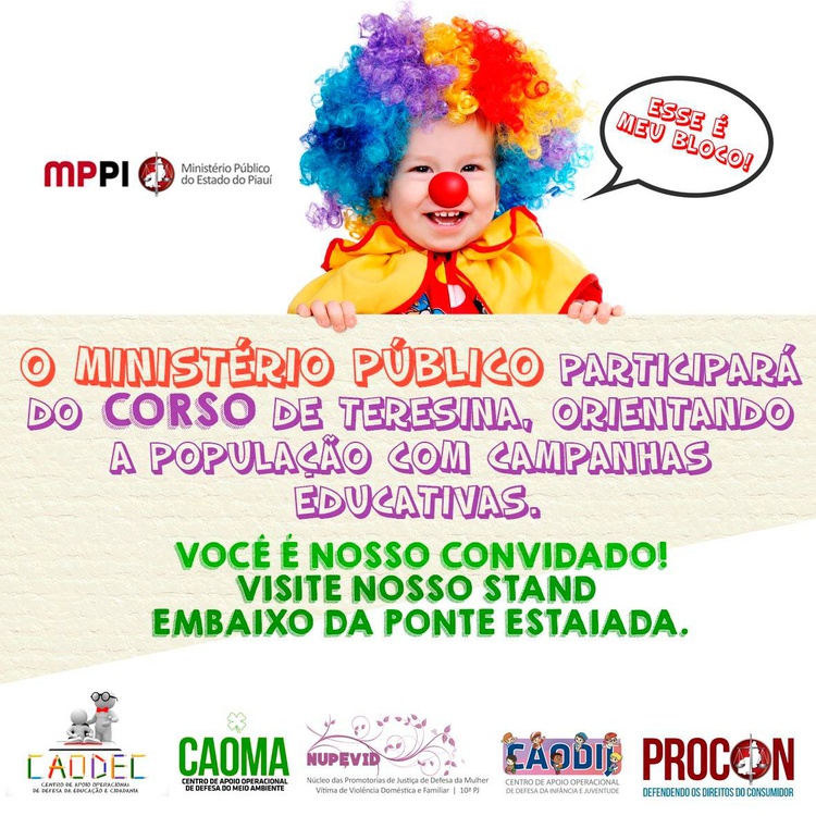 MP/PI participa do Corso de Teresina neste sábado, 03