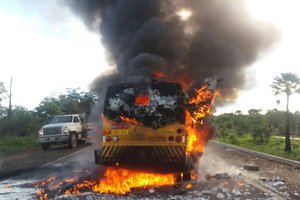 Nenhum guarda saiu ferido nesse assalto (Foto: Divulgação)