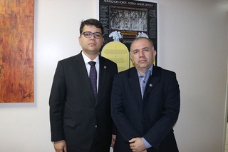 Presidente da OAB/PI Chico Lucas e Mauro Júnior da Subseção de Piripiri