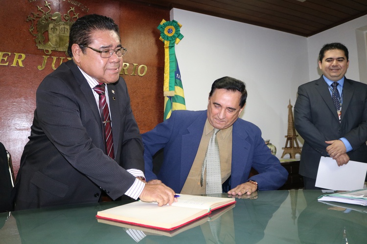 Vice presidente do TJ/PI José James empossa Brandão de Carvalho na vice corregedoria