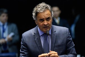 Aécio Neves vira réu no Supremo por corrupção e obstrução de Justiça (Foto: Jefferson Rudy/Agência Senado/Arquivo))