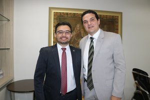 Celso Barros Neto e Talmy Tércio Júnior. (Foto: TELSÍRIO ALENCAR/PAUTAJUDICIAL)