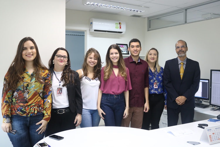 Estudantes de Direito da Camilo e o Juiz Vida de Freitas Filho
