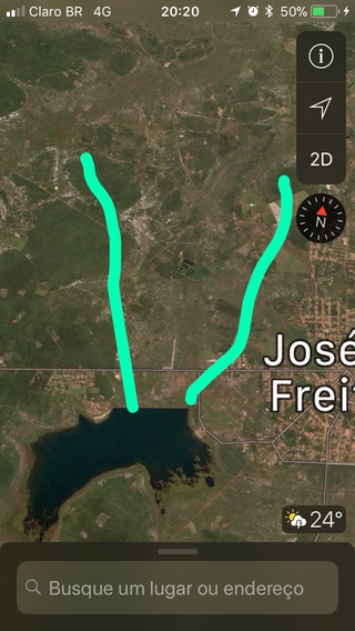 José de Freitas-PI, que fica a 48 km da capital do Piauí (Teresina).Possível projeção da água se realmente a Barragem do Bezerro vier a romper.