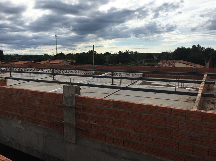 Obras do Fórum da cidade Cristino Castro