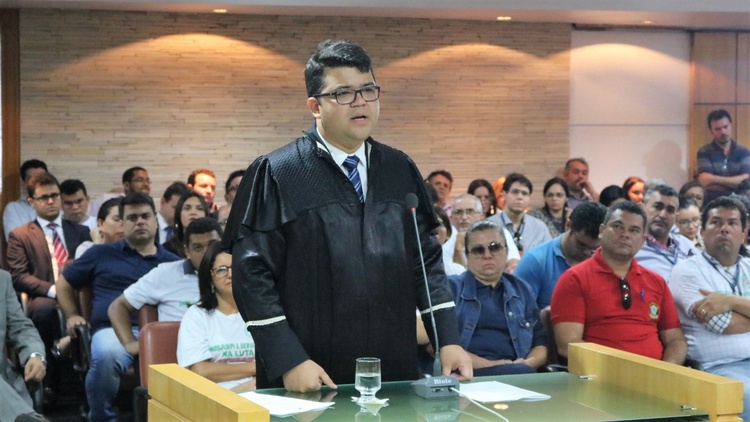 Presidente da OAB/PI Chico Lucas se manifestou durante a vota da resolução que colocou o TJ/PI em dois turnos.