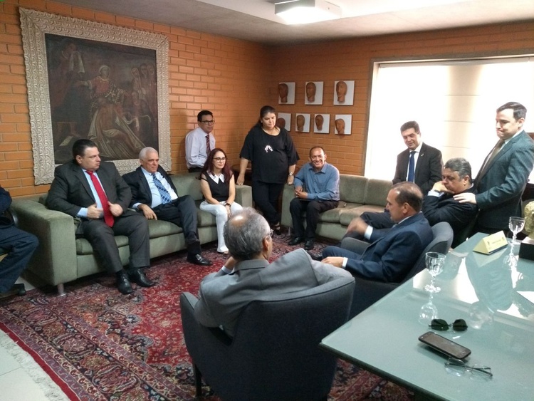 Audiência do Sindijus, Gestores do do TJ e Presidente da Alepi