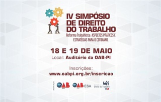 Confira a programação do Simpósio de Direito do Trabalho