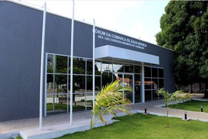 Fórum Desembargador Lui Gonzaga Brandão de Carvalho da cidade Água  Branca Piauí (Foto: Divulgação)