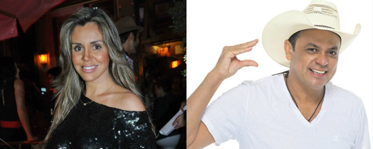 Cantor Frank Aguiar e Renata Banhara