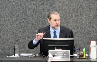 Ministro Dias Toffoli durante a 302ª Sessão Ordinária do Conselho Nacional de Justiça - Foto: Gil