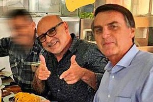 Presidente Bolsonaro e o Queiroz (Foto: Reprodução)