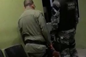 Militares são encaminhados para a prisão ainda na manhã de hoje. (Foto: Divulgação)