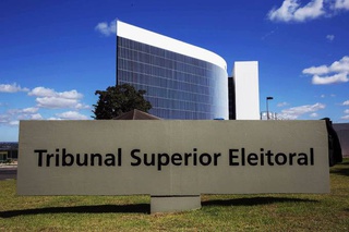 Prédio do tribunal superior eleitoral em Brasilia.