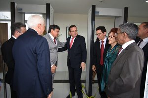 Presidente Sebastião Martins inaugura novo Fórum de Ribeiro Gonçalves (Foto: Divulgação)