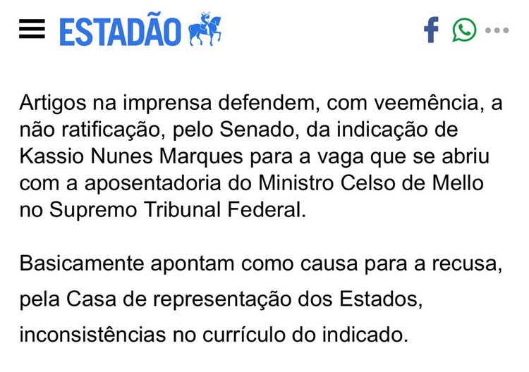 Ex-presidente da MDA Marcelo Knopfelmacher sai na defesa de Kassio