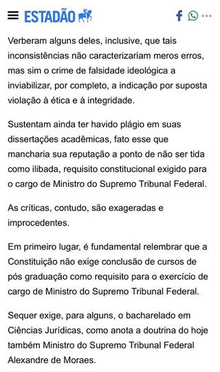 Ex-presidente da MDA Marcelo Knopfelmacher sai na defesa de Kassio