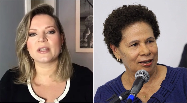 Jornalista Joice Hasselmann e Regina Sousa