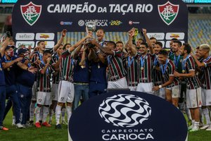 Fluminense campeão Taça Rio 2020 (Foto: Lucas Merçon/ Fluminense)