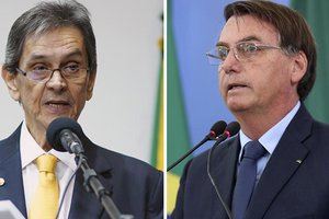 Roberto Jefferson e o presidente Bolsonaro (Foto: Reprodução)