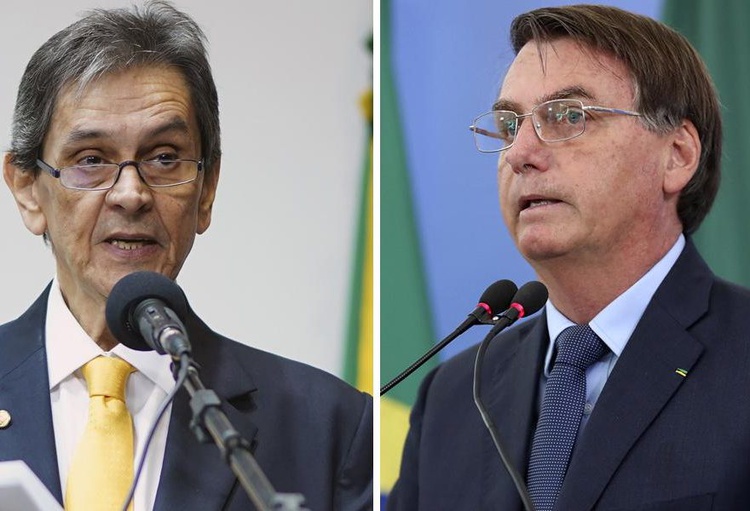 Roberto Jefferson e o presidente Bolsonaro