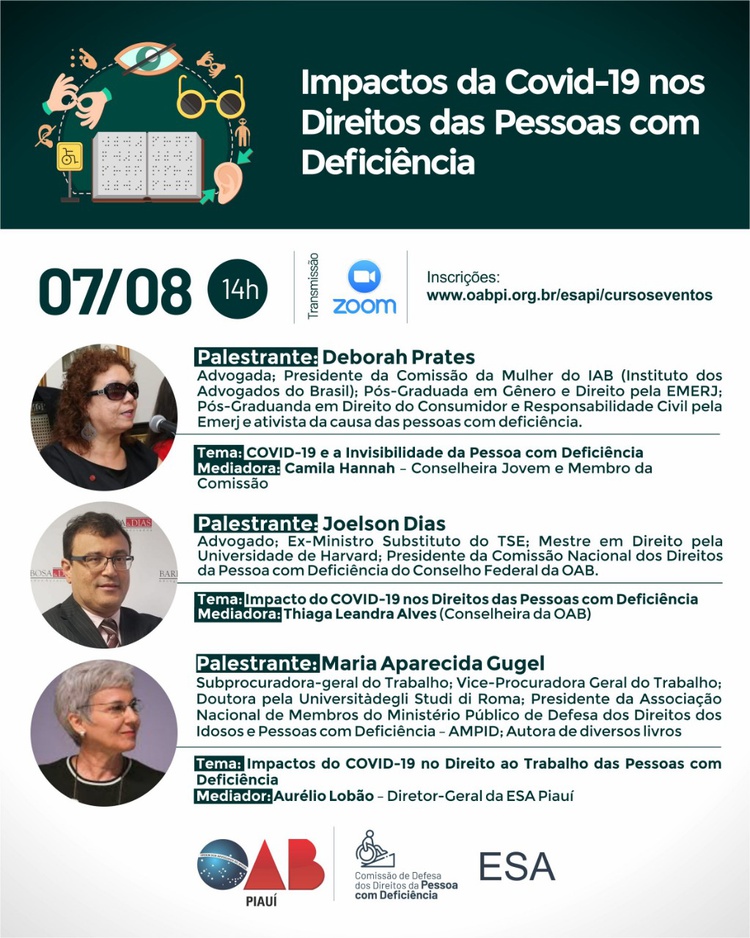 IMPACTOS DA COVID-19 NÓS DIREITOS  DAS PESSOAS  COM DEFICIÊNCIA