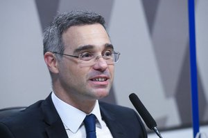 André Mendonça no STF; ex-ministro de Bolsonaro foi aprovado no plenário do Senado nesta quarta-feira (1º) (Foto: Marcos Oliveira/Agência Senado)