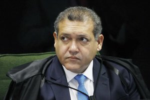 Ministro do STF Nunes Marques barra cargo comissionado de capelão em segurança pública (Foto: Fellipe Sampaio /SCO/STF))