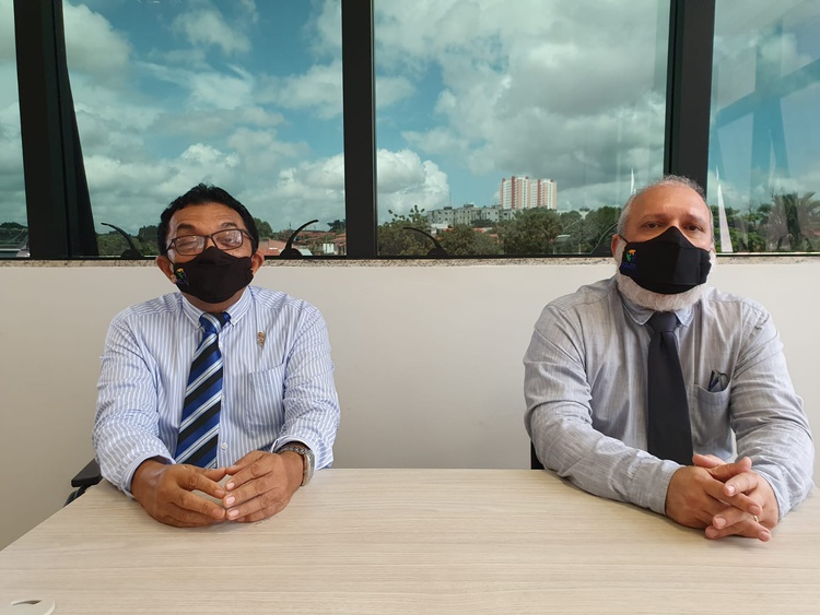 Diretores da ASJEPI, Henrique Conde e Félix Valouis.