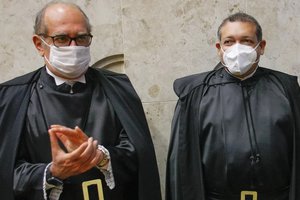 "Não temo ninguém", diz Kassio a Gilmar (Foto: Fellipe Sampaio/SCO/STF)
