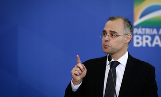 O ministro da Justiça, André Mendonça