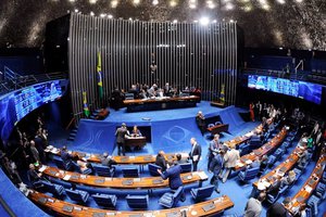 Congresso derruba vetos de Bolsonaro ao pacote anticrime (Foto: Agência Senado) Congresso derruba vetos de Bolsonaro ao pacote anticrime (Foto: Agência Senado)
