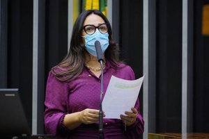 “O Brasil não pode abandonar os órfãos da Covid”, afirma Rejane Dias em Projeto de Lei (Foto: Pablo Valadares/Câmara dos Deputados)