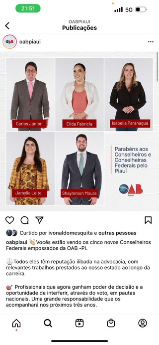 Suplente de Conselheiro Federal não toma posse Brasília