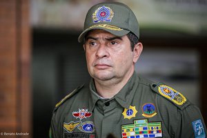 Comanda da PM/PI, Coronel Sheivan Lopes (Foto: Reprodução)