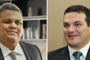 Advogados Raimundo Júnior e Celso Barros (Foto: GP1)