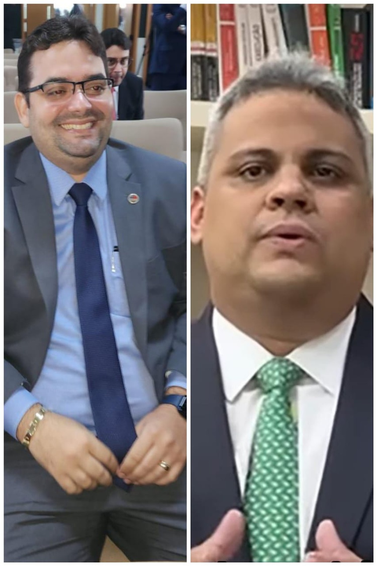 Advogados Marcos Nogueira e Raimundo Júnior.