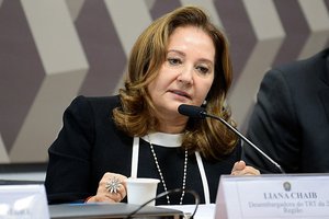 Ministra do TST Liana Chaib (Foto: Pedro França / Agencia Senado.)