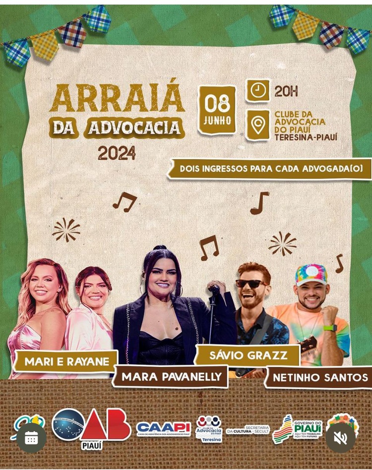 OAB/PI compete com Beth Cuscuz no item exploração de bar em festas