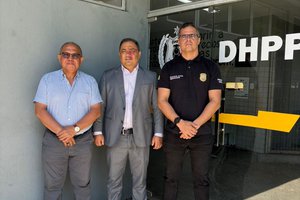 Delegados Bareta, Luci Keiko e Tales Gomes da SSPPI (Foto: Divulgação) Delegados Bareta, Luci Keiko e Tales Gomes da SSPPI (Foto: Divulgação)