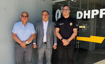 Delegados Bareta, Luci Keiko e Tales Gomes da SSPPI (Foto: Divulgação)