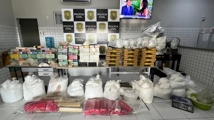 Policia Civil do Piauí apreende grande quantidade e drogas em Parnaíba