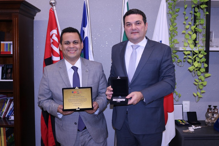 Presidente da OAB/PI, Raimundo Júnior e o ex-presidente Celso Neto