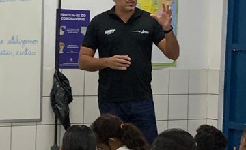 Secretaria de Segurança leva educação para o trânsito a alunos em Teresina. (Foto: Divulgação)