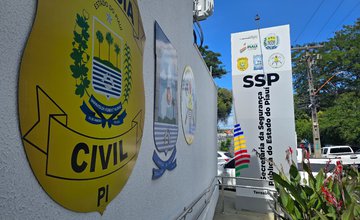 Sede da Secretaria de Seguranaça Pública do Piauí (Foto: TELSIRIO ALENCAR/PAUTA JUDICIAL)